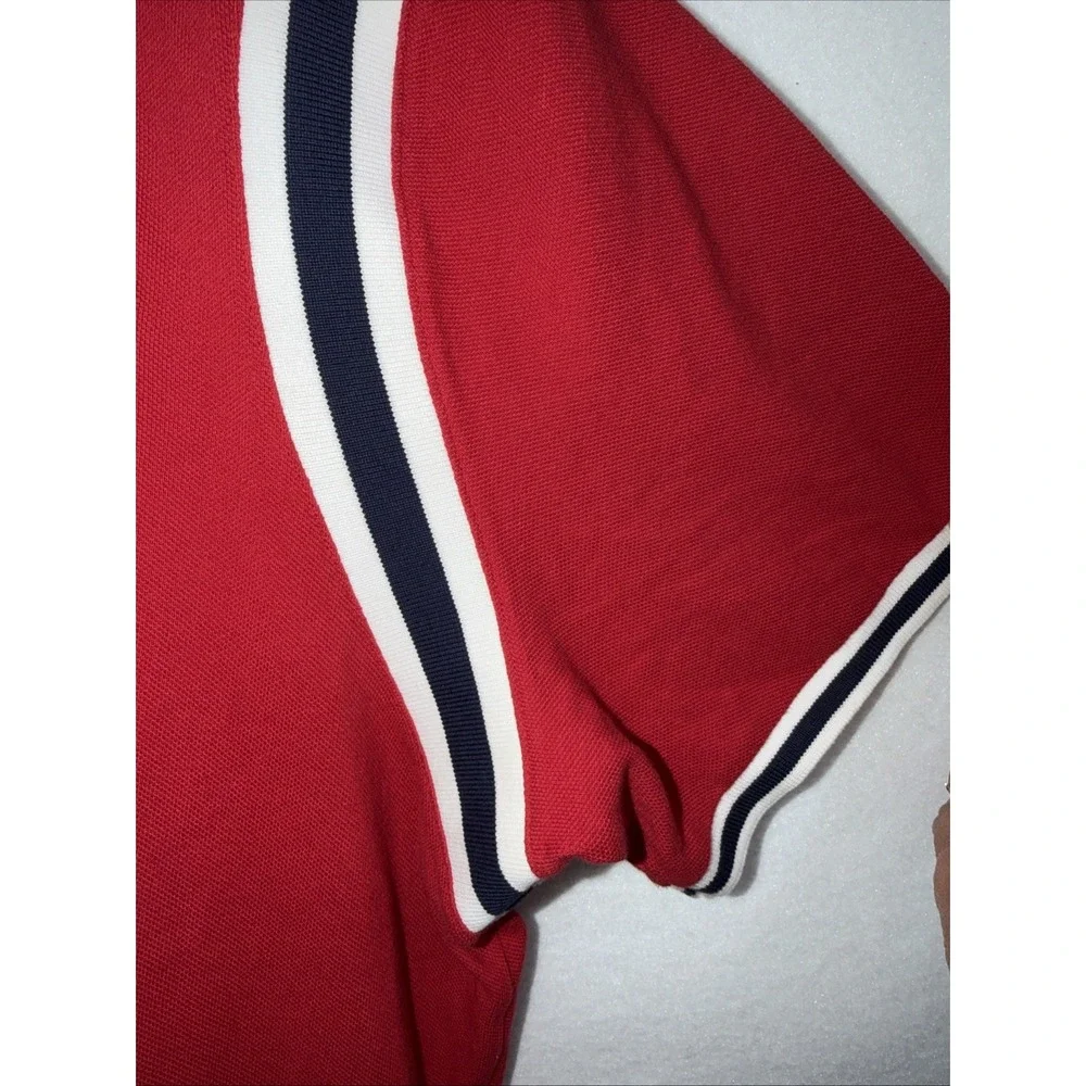 Polo Ralph Lauren Men's Spellout 1/4 Button Polo Shirt M Spell Out‎ Rare Size XL - Picture 5 of 16